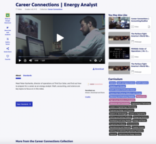 Career Connections | Energy Analyst Instructional Video