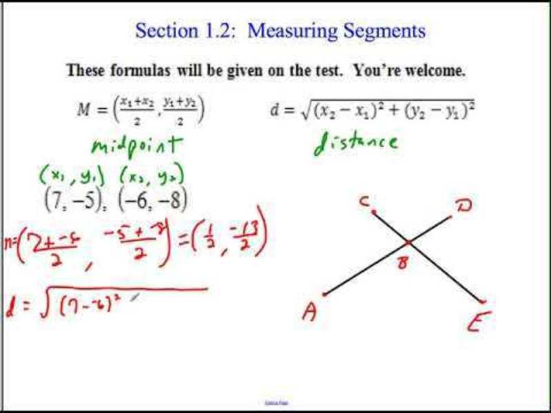 Unit 1 Review: Tools for Geometry Instructional Video
