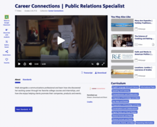 Career Connections | Public Relations Specialist Instructional Video