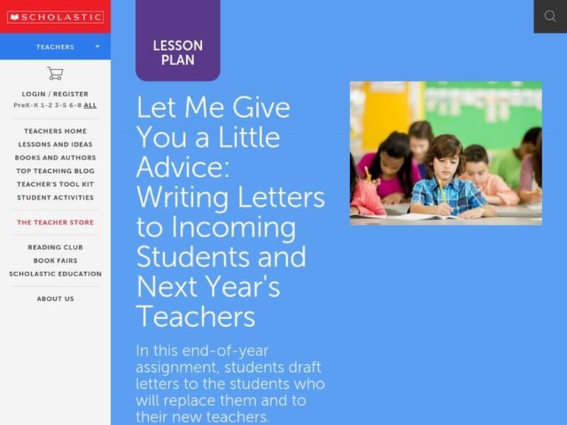 Let Me Give You a Little Advice Lesson Plan