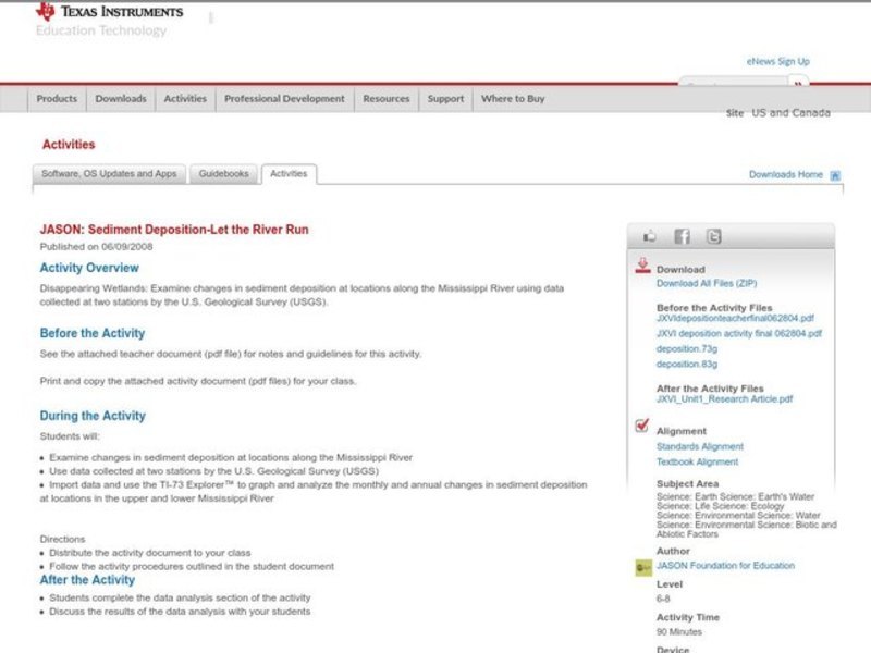 Let the River Run Lesson Plan
