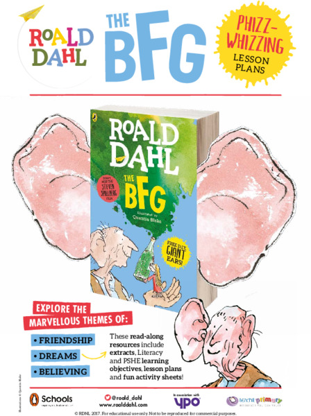 The BFG Lesson Plans Unit Plan