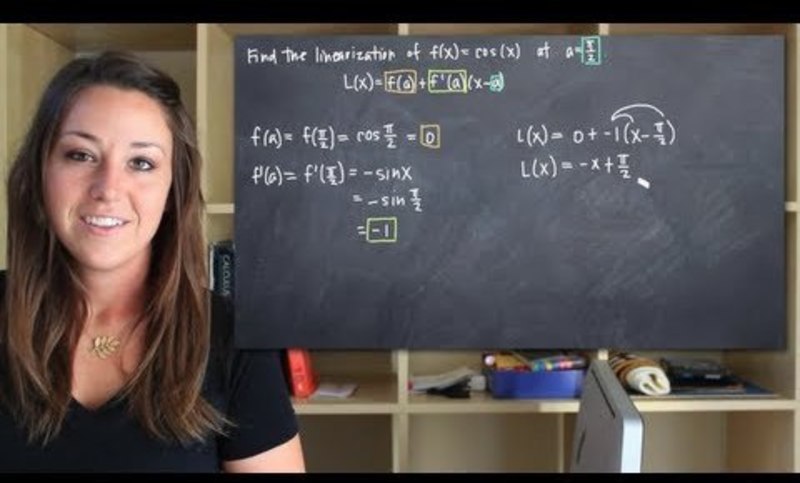 Linearization of a Function at a Point Instructional Video