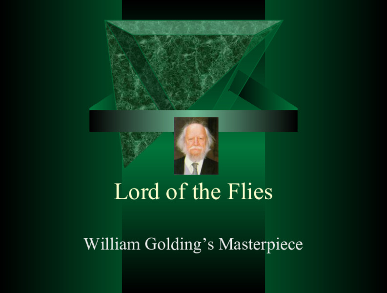 Lord of the Flies: William Golding's Masterpiece PPT