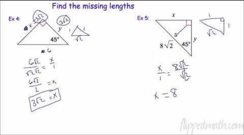 Special Right Triangles II Instructional Video