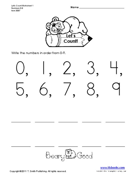Let's Count! Worksheet