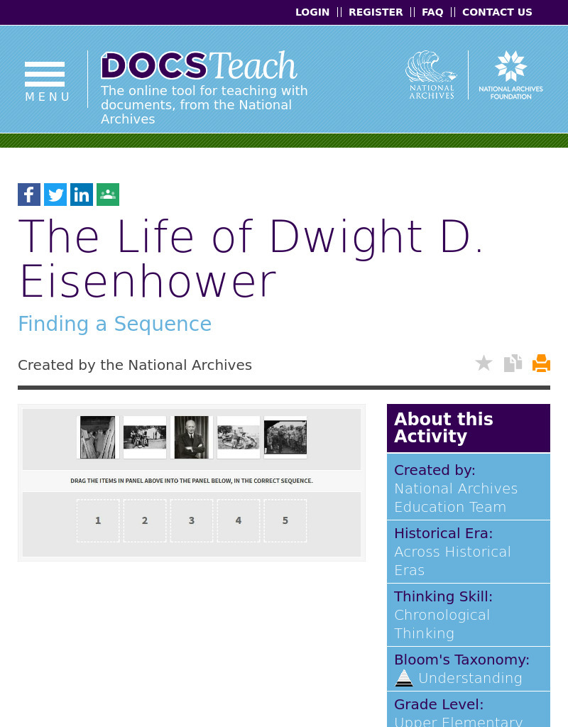 The Life of Dwight D. Eisenhower Interactive