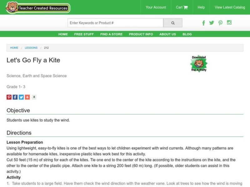 Let's Go Fly a Kite Lesson Plan