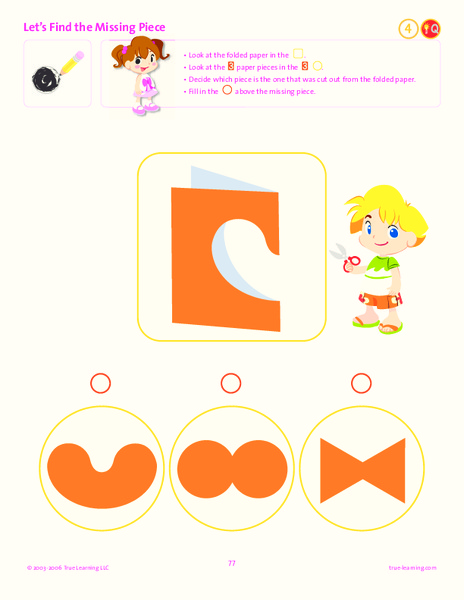 Let's Find the Missing Piece Lesson Plan