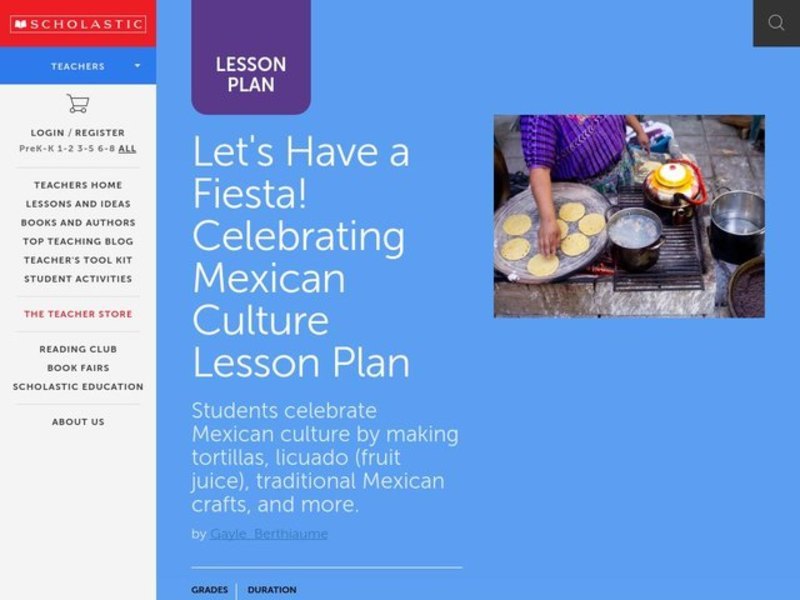 Let's Have a Fiesta! Lesson Plan