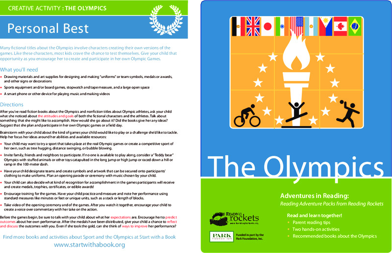 Reading Adventure Pack: The Olympics Activity