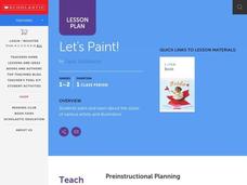 Let's Paint! Lesson Plan