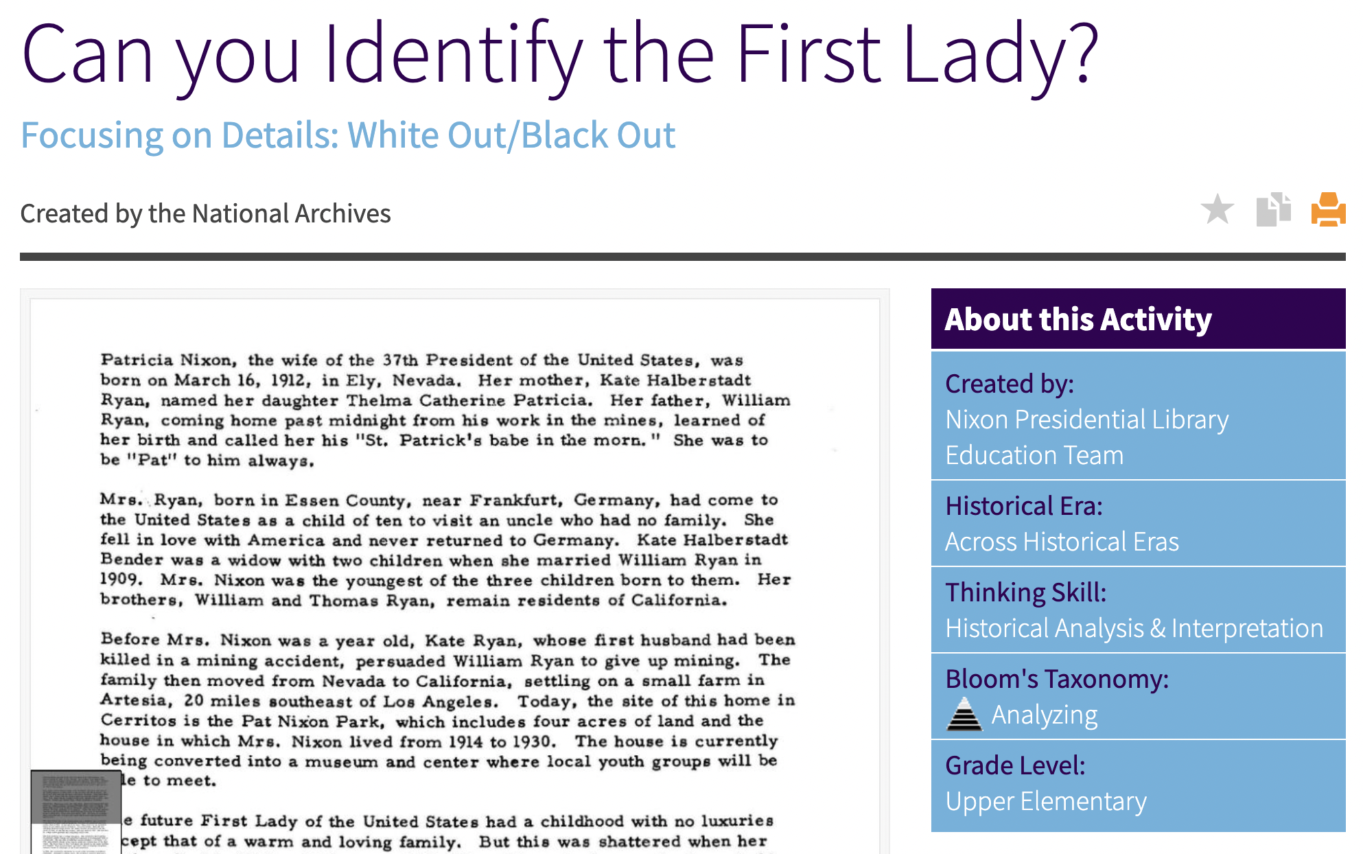 Can you Identify the First Lady? Interactive