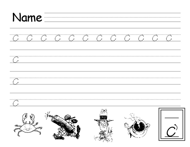 Letter /c/ Lesson Plan