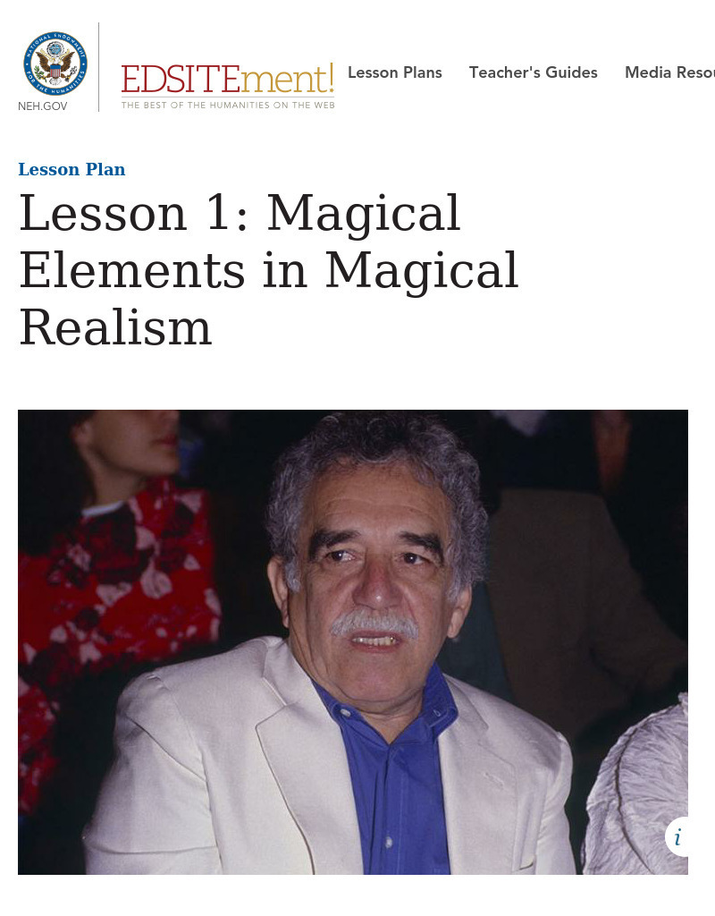Magical Elements in Magical Realism Lesson Plan