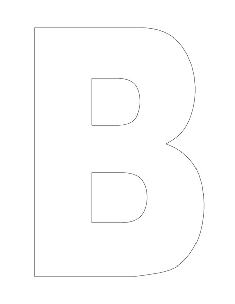 Letter B Organizer