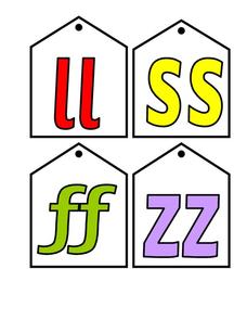 Letter Cards Worksheet