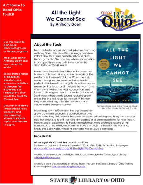 All the Light We Cannot See Toolkit Study Guide