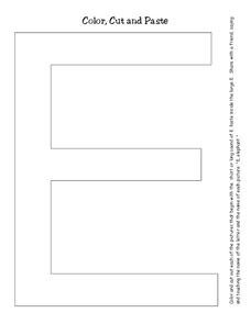 Letter E Worksheet