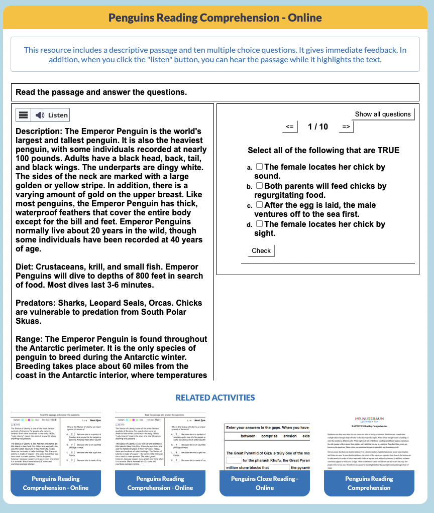 Penguins Interactive