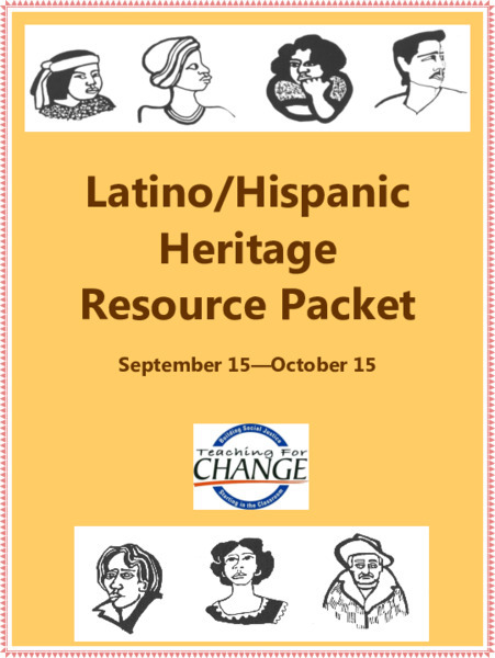 Latino/Hispanic Heritage Resource Packet Lesson Plan