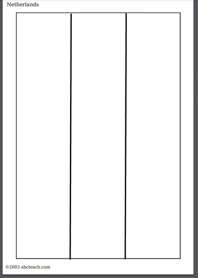 Netherlands Worksheet