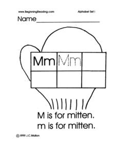 Letter M Worksheet
