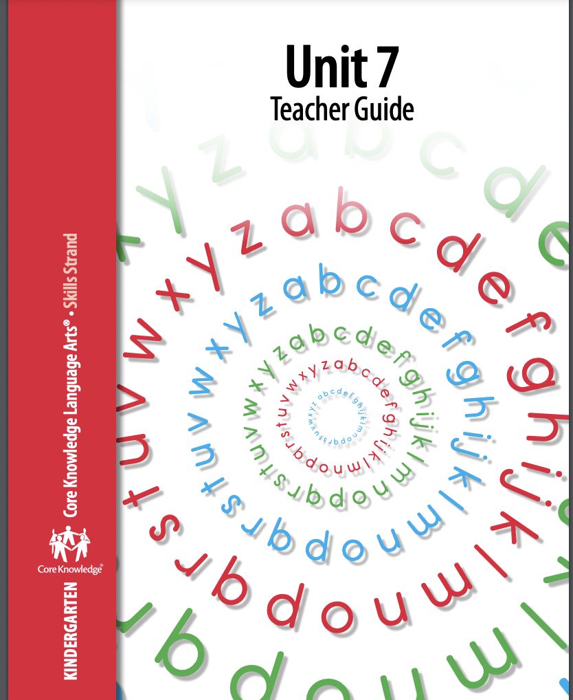 Kindergarten Skills Unit 7 Unit Plan