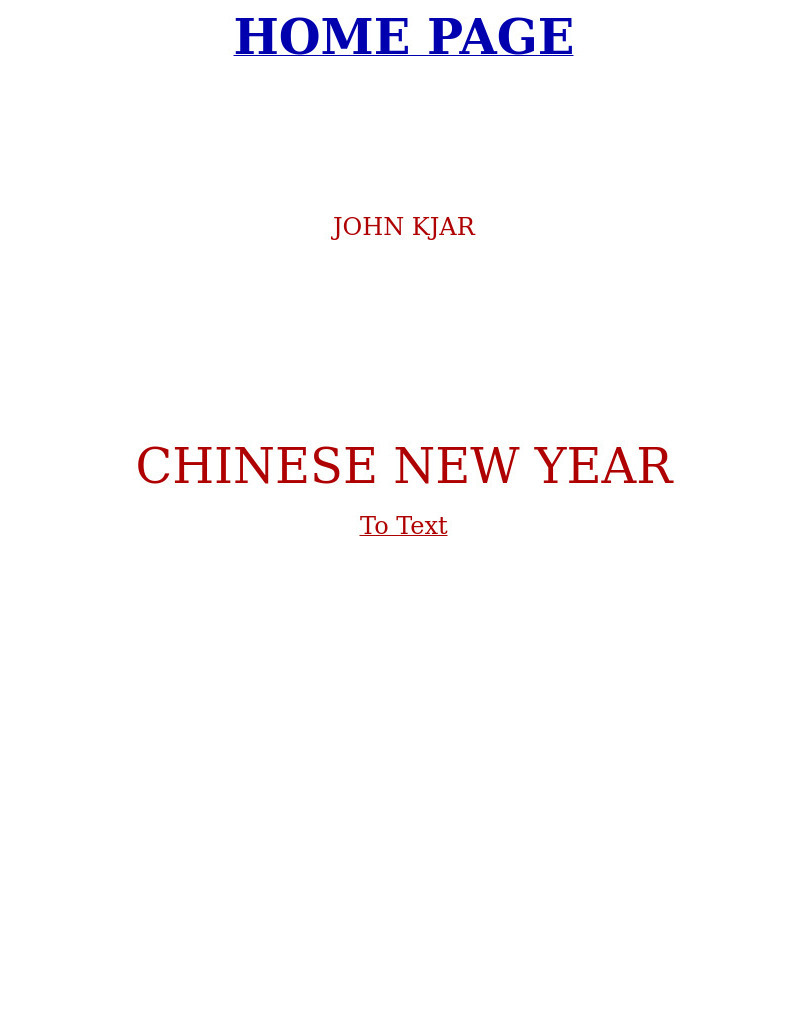 Chinese New Year Lesson Plan