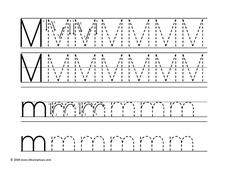 Letter M Worksheet