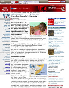 Bbc: Unveiling Somalia's Islamists Website