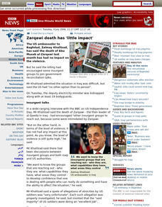 Bbc: Zarqawi Death Has 'Little Impact' Article