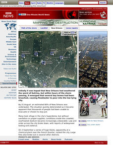 Bbc: Mapping the Destruction: New Orleans Handout