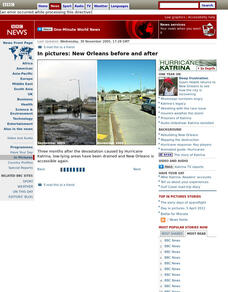 Bbc: In Pictures: New Orleans Before and After Graphic