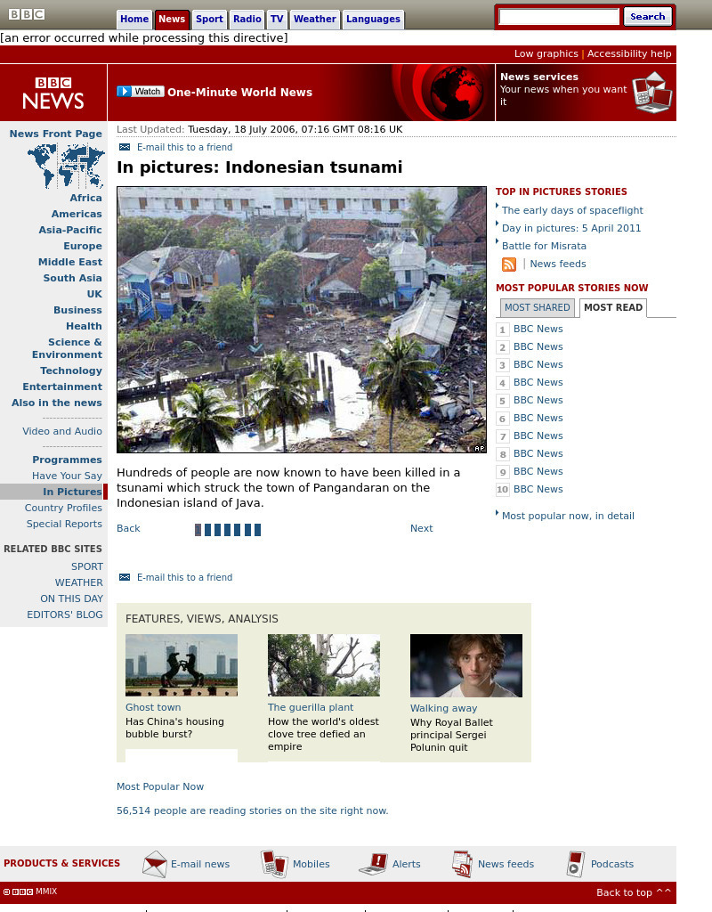 Bbc: In Pictures: Indonesian Tsunami PPT