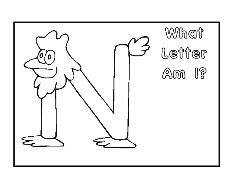 Letter N Recognition Worksheet