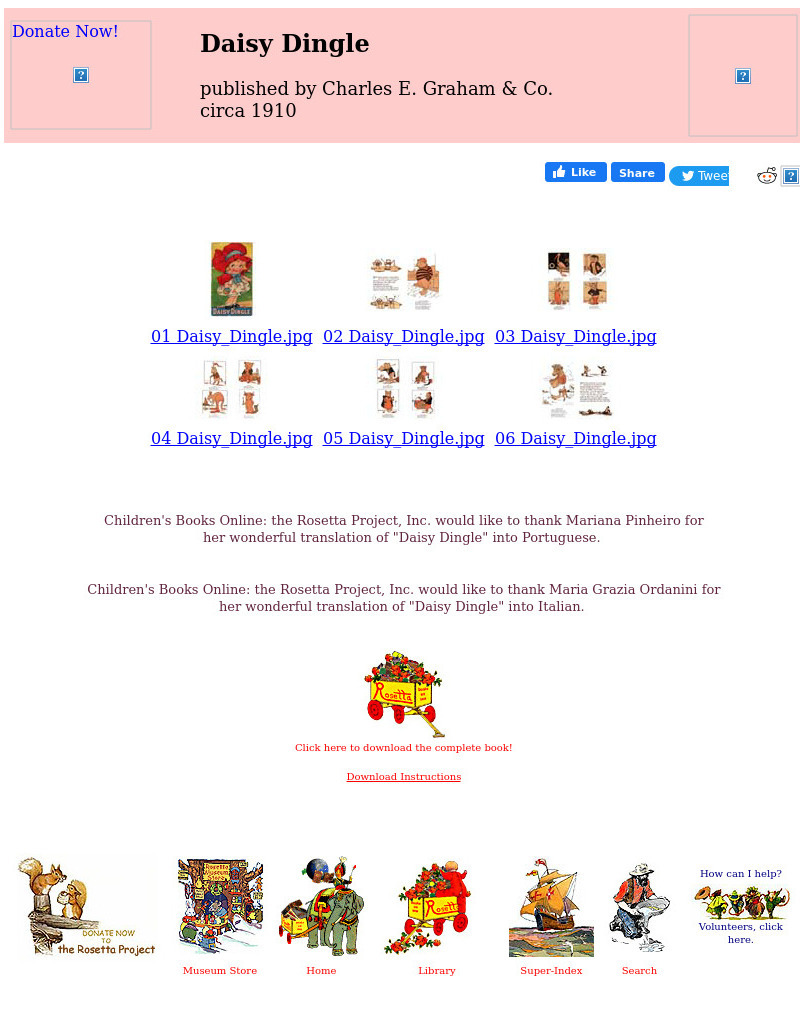 Children's Books Online: Daisy Dingle eBook