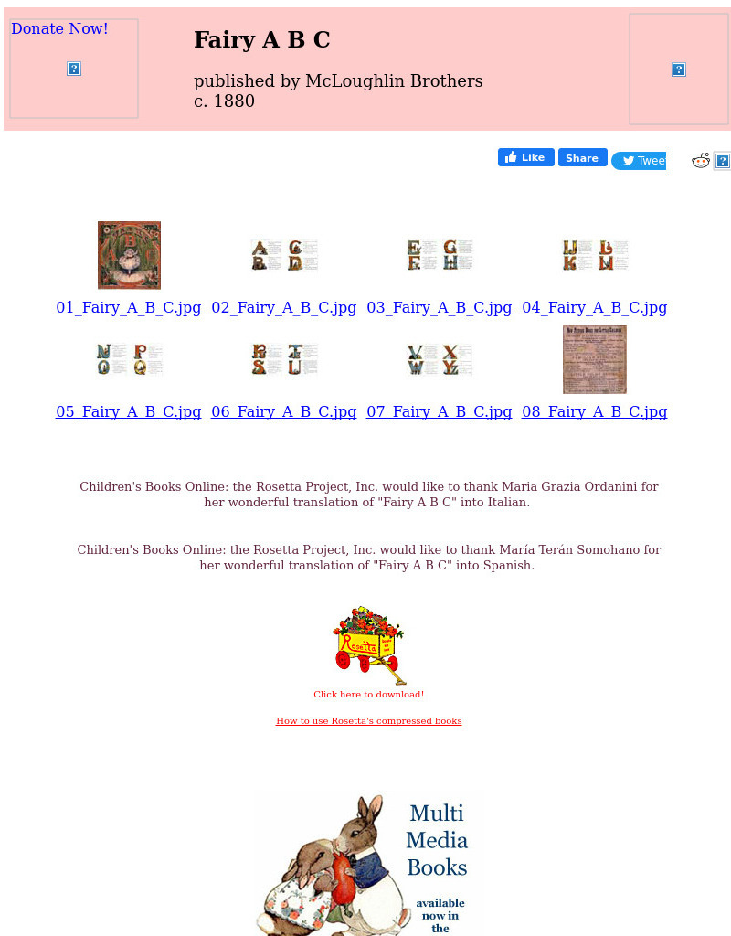 Children's Books Online: Fairy a B C eBook