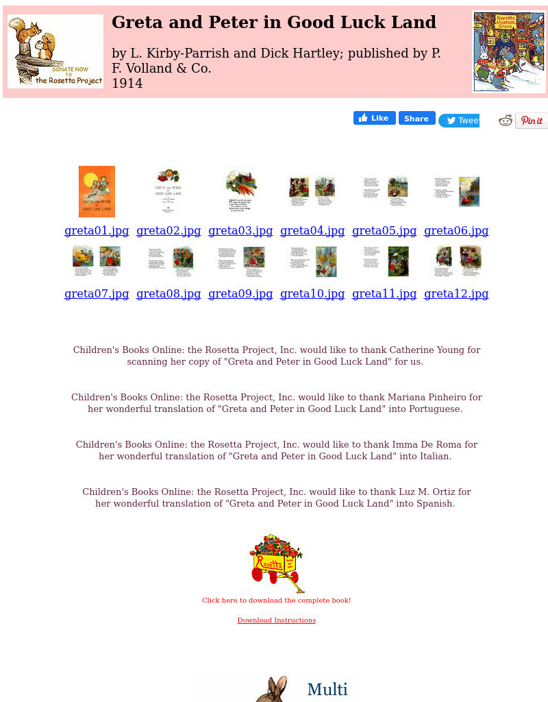 Children's Books Online: Greta and Peter in Good Luck Land eBook