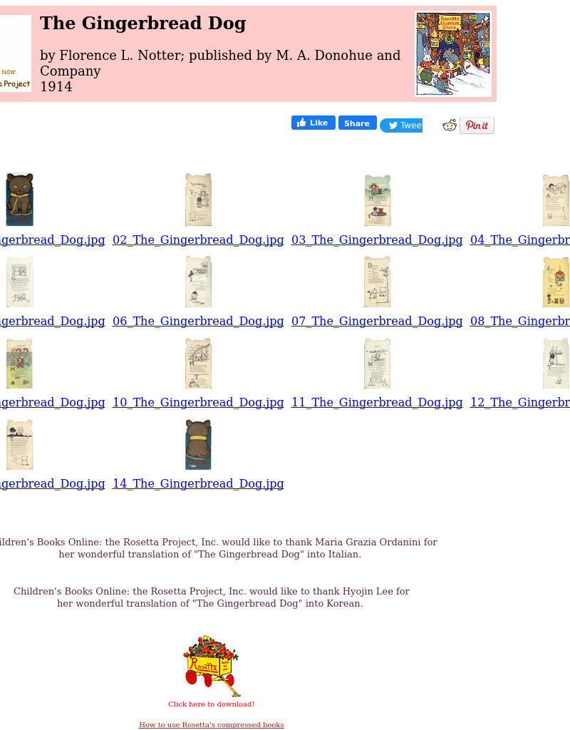 Children's Books Online: The Gingerbread Dog eBook