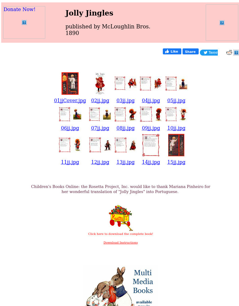 Children's Books Online: Jolly Jingles eBook