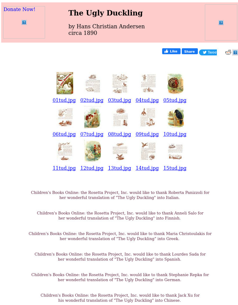 Children's Books Online: The Ugly Duckling eBook