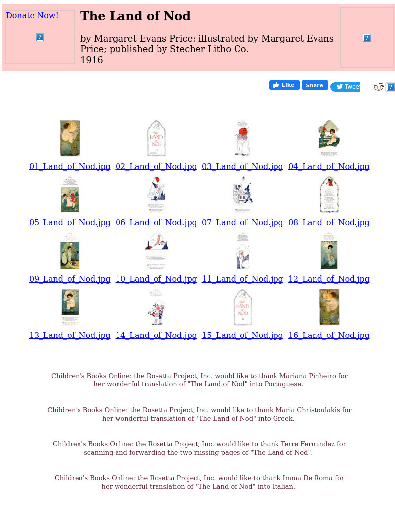 Children's Books Online: The Land of Nod eBook