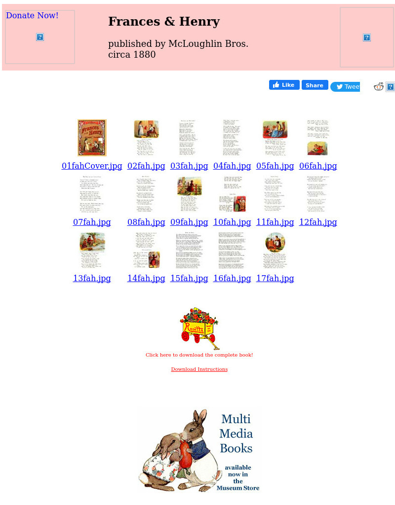 Children's Books Online: Frances & Henry eBook