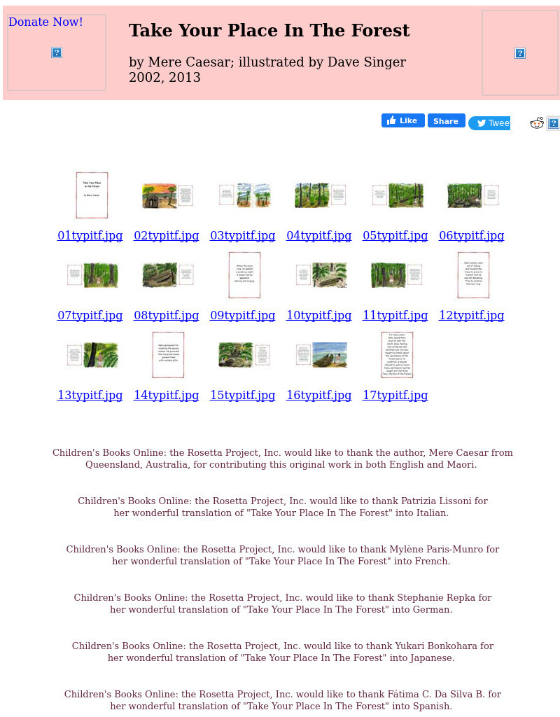 Children's Books Online: Take Your Place in the Forest eBook