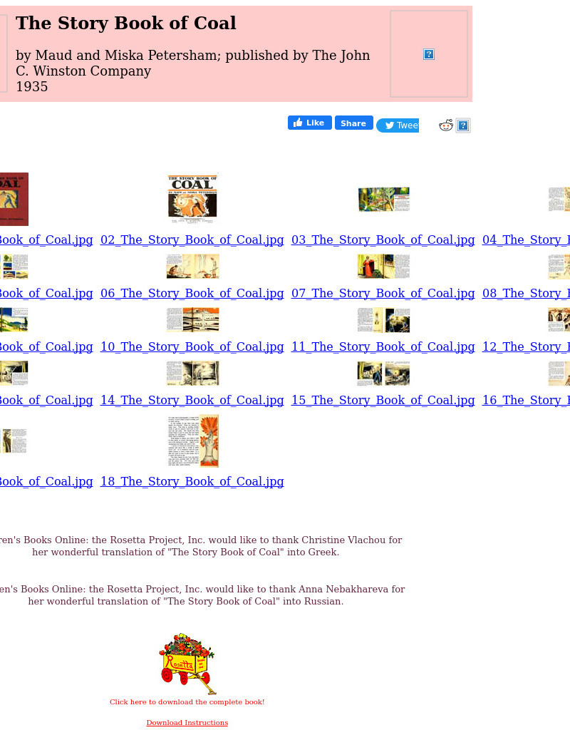 Children's Books Online: The Story Book of Coal eBook