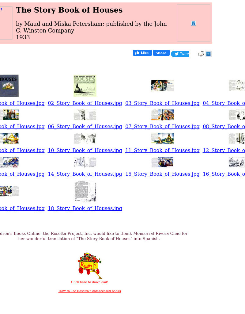 Children's Books Online: The Story Book of Houses eBook