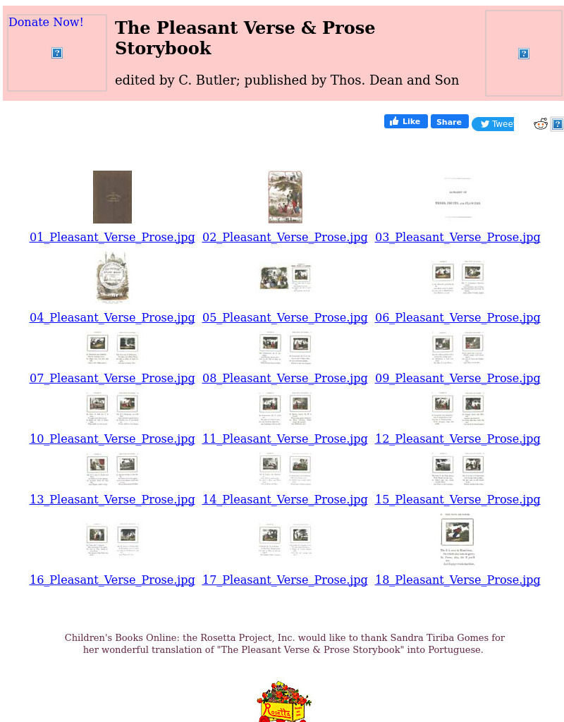 Children's Books Online: The Pleasant Verse & Prose Storybook eBook