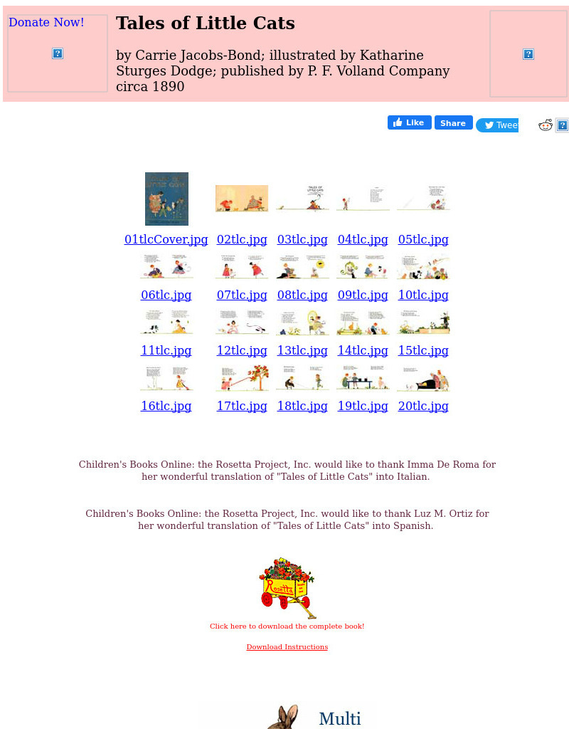 Children's Books Online: Tales of Little Cats eBook