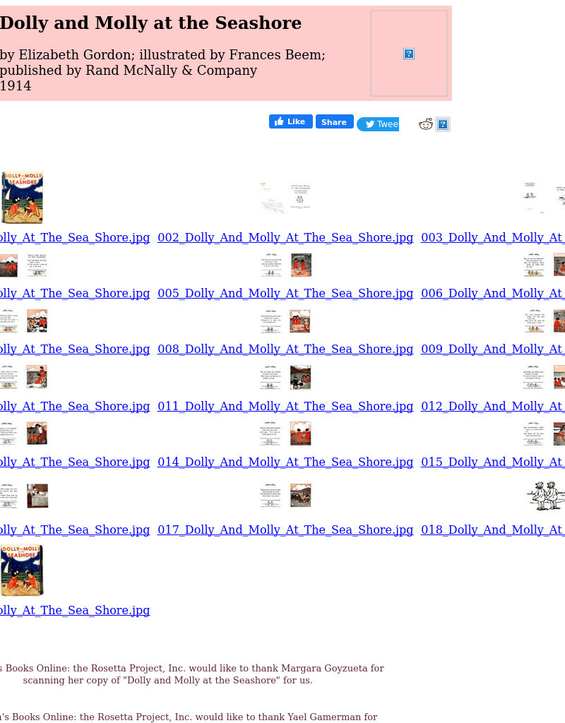 Children's Books Online: Dolly and Molly at the Seashore eBook